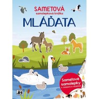 Sametová samolepková knížka - Mláďata - 3228-9