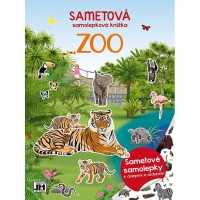 Sametová samolepková knížka - ZOO - 3226-5