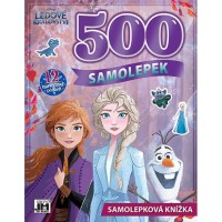Samolepková knížka 500 samolepek - Ledové království - 3399-6