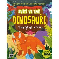 Samolepková knížka Svítí ve tmě - Dinosauři - 3081-0