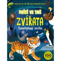 Samolepková knížka Svítí ve tmě - Zvířata - 3080-3