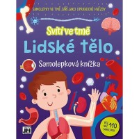 Samolepková knížka Svítí ve tmě - Lidské tělo - 2461-1