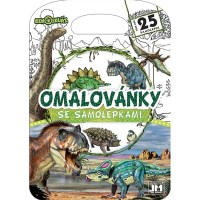 Omalovánky se samolepkami - Dinosauři - 2099-6