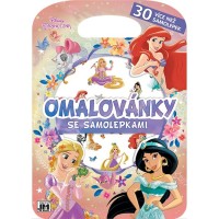 Omalovánky se samolepkami - Disney Princezny - 2775-9