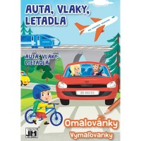 Omalovánky A5 - Auta, vlaky, letadla - 3352-1