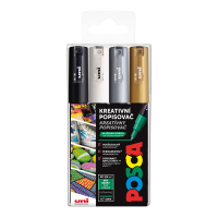 Sada akrylových popisovačů Posca PC-1M - 0,7–1 mm - 4 ks - P153544850