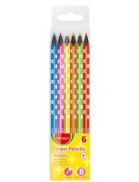 Trojhranné pastelky KEYROAD Neon - 6 ks - A743