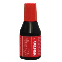 Razítková barva Kores - červená - 27 ml