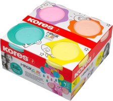 Modelína Kores MAGIC CLAY Pastel - 4 ks - 40g - 34242