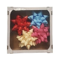 Rozeta JUMBO - 26 cm - světlý mix - 4 ks - 26669