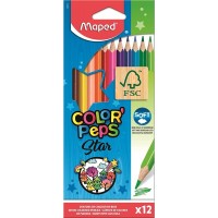 Pastelky MAPED Color'Peps Star - 12 ks - 9183212