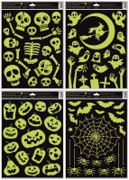 Okenní fólie svítící ve tmě - Halloween - 30 x 42 cm - 40003