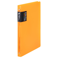 Pořadač A4 PP - 4 kroužky - Opaline oranžová - 2-156