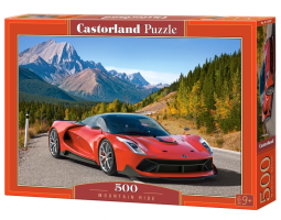 Puzzle Castorland - 500 dílků - Auto v horách - B-52967