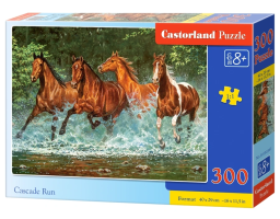 Puzzle Castorland - 300 dílků - Běžící koně - B-030361