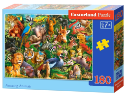 Puzzle Castorland - 180 dílků - Úžasná zvířata - B-018512