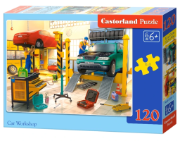 Puzzle Castorland - 120 dílků - Autoservis B-13531-1