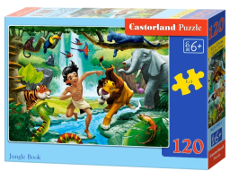 Puzzle Castorland - 120 dílků - Kniha junglí -B-13487-1