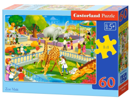 Puzzle Castorland - 60 dílků - Zoo - B-066155