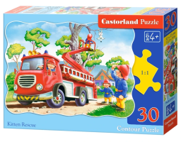 Puzzle Castorland - 30 dílků - Zachrana kočičky - B-03358-1