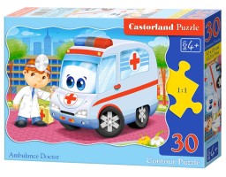 Puzzle Castorland - 30 dílků - Ambulance - B-03471-1