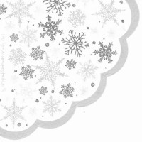 Vánoční ubrousky PAW R - Snowflakes - SDR094400