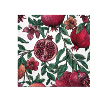 Vánoční ubrousky PAW C - Pomegranate - SDC123300