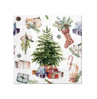 Vánoční ubrousky PAW C - Christmas at Home - SDC230300