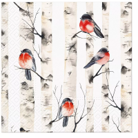 Vánoční ubrousky PAW L - Birch Trees - SDL 230100