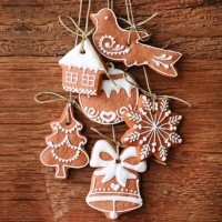 Vánoční ubrousky Daisy L - Fancy Gingerbread - SD_GW_012901