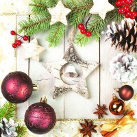 Vánoční ubrousky Daisy L - Little Bell - SD_GW_012001