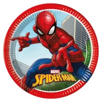 Papírové talíře - Spiderman - 23cm/8ks - S9386













