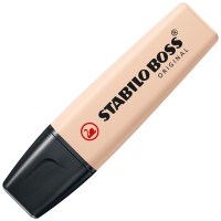 Zvýrazňovač - STABILO BOSS ORIGINAL NatureCOLORS - 1 ks - béžová 70/186