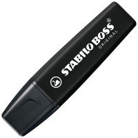 Zvýrazňovač STABILO BOSS ORIGINAL - 1 ks - černá 70/46