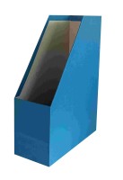 Stojan na časopisy / Magazín box - A4 - modrý - 10,5 cm - 5012790SC