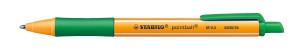 Kuličkové pero - STABILO pointball - zelená