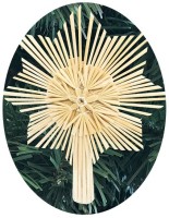 Slaměná vánoční špice - 26 cm - 2201-11