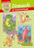 Omalovánky A4 se samolepkami - Dinosauři - BO781