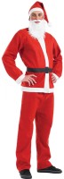 Oblek Santa (kalhoty,blůza,opasek) - pro dospělé - 5803