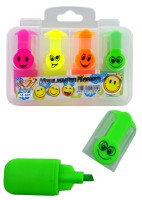 Zvýrazňovač mini fluo - 4 ks - PK4-1