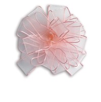 Stahovací stuha VELETTA - růžová - 13 cm - 15 ks - 456-21456-05