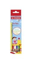 Trojhranná pastelka STABILO Trio silná - 6 ks sada  203/2-06