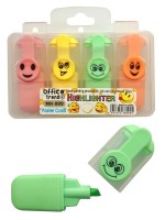 Zvýrazňovač mini pastel - 4 ks - PK4-2