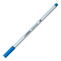 Prémiový vláknový fix STABILO Pen 68 brush - tmavě modrý 568/41