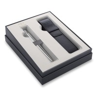 Kuličkové pero s pouzdrem - dárková kazeta - Parker Jotter XL Monochrome Stainless Steel 