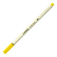 Prémiový vláknový fix STABILO Pen 68 brush - citronově žlutá 568/24
