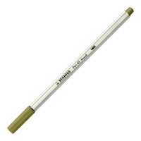 Prémiový vláknový fix STABILO Pen 68 brush - matná zelená 568/37