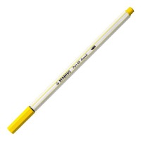 Prémiový vláknový fix STABILO Pen 68 brush - žlutá 568/44