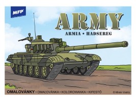 Omalovánky A5 - Army - 5301191