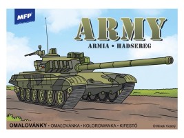 Omalovánky A5 - Army - 5301191